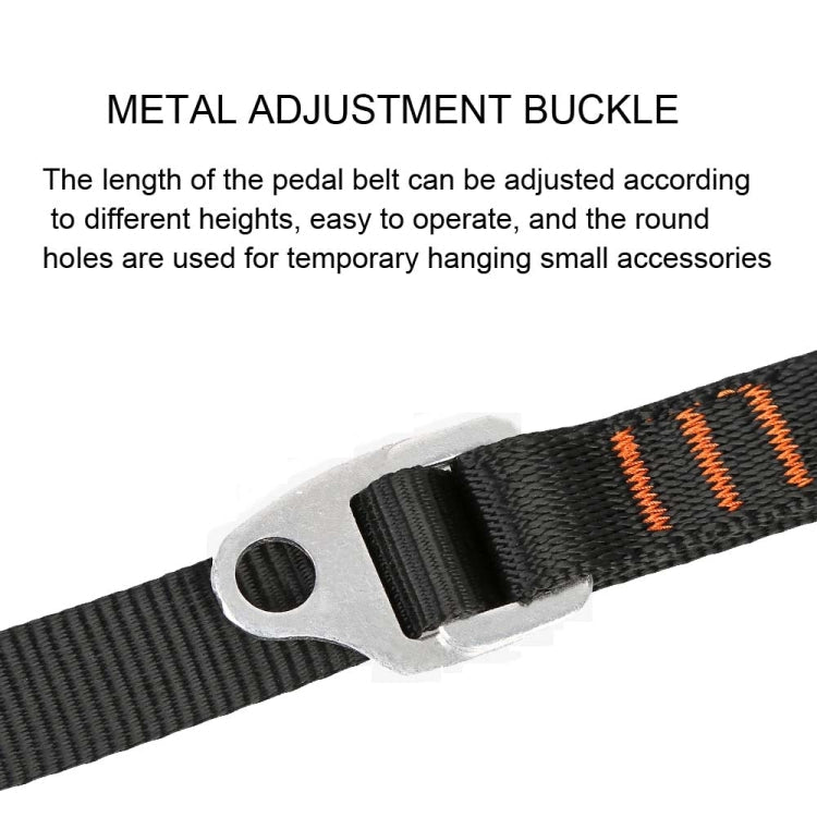 Skorter | XINDA  Rock Climb Mountaineering Equipment Polyester Climbing Foot Padel Belt Ascending Device Band(Adjustable 80-133cm)