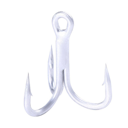 Skorter | HENGJIA FH061 10pcs Three-jaw Treble Blood Groove Hooks, Specification: 2