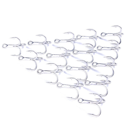 Skorter | HENGJIA FH061 10pcs Three-jaw Treble Blood Groove Hooks, Specification: 2