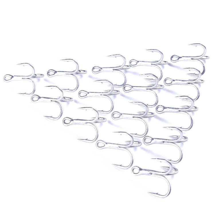 Skorter | HENGJIA FH061 10pcs Three-jaw Treble Blood Groove Hooks, Specification: 4