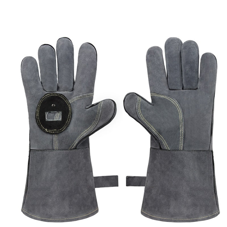 Skorter | Outdoor Camp BBQ Gloves High Temperature Resistant Insulation Gloves(Gray)