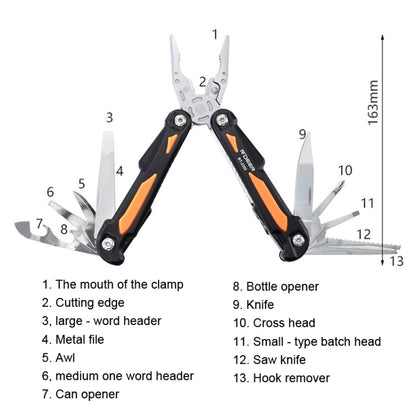 Skorter | RDEER RT-2352 Multifunctional Pliers Folding Knife Outdoor Home Emergency Tool
