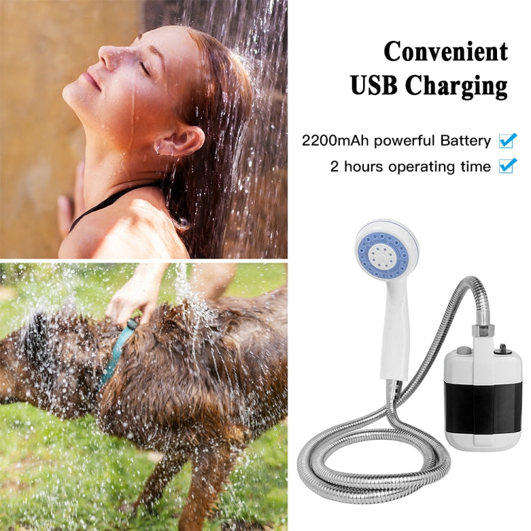 Skorter | KE-801 Outdoor Electric Shower Camping Rechargeable Portable Shower Head