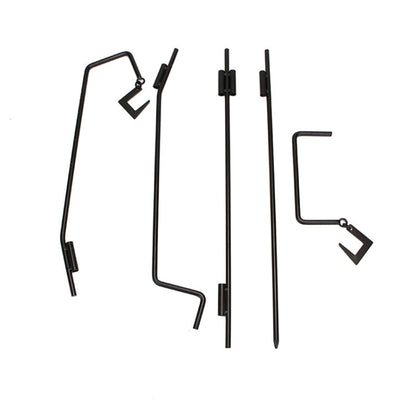 Skorter | 1.73m  Camping Light Pole Wrought Iron Storage Rack Folding Light Hanging Rack with Storage Bag