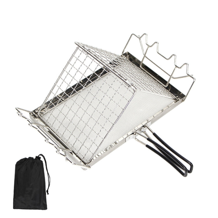 Skorter | COOLCAMP Outdoor Camping Stainless Steel Bread Rack Foldable Portable BBQ Mesh Rack