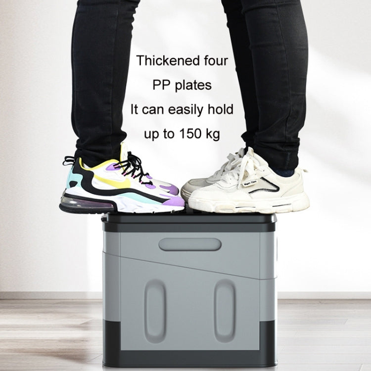 Skorter | Auto Folding Portable Toilet Outdoor Emergency Mobile Toilet (Dark Gray)