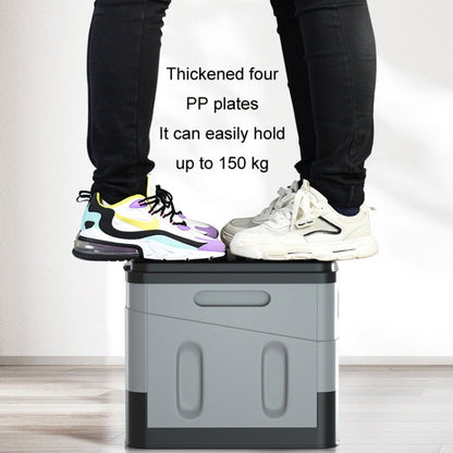 Skorter | Auto Folding Portable Toilet Outdoor Emergency Mobile Toilet (Dark Gray)