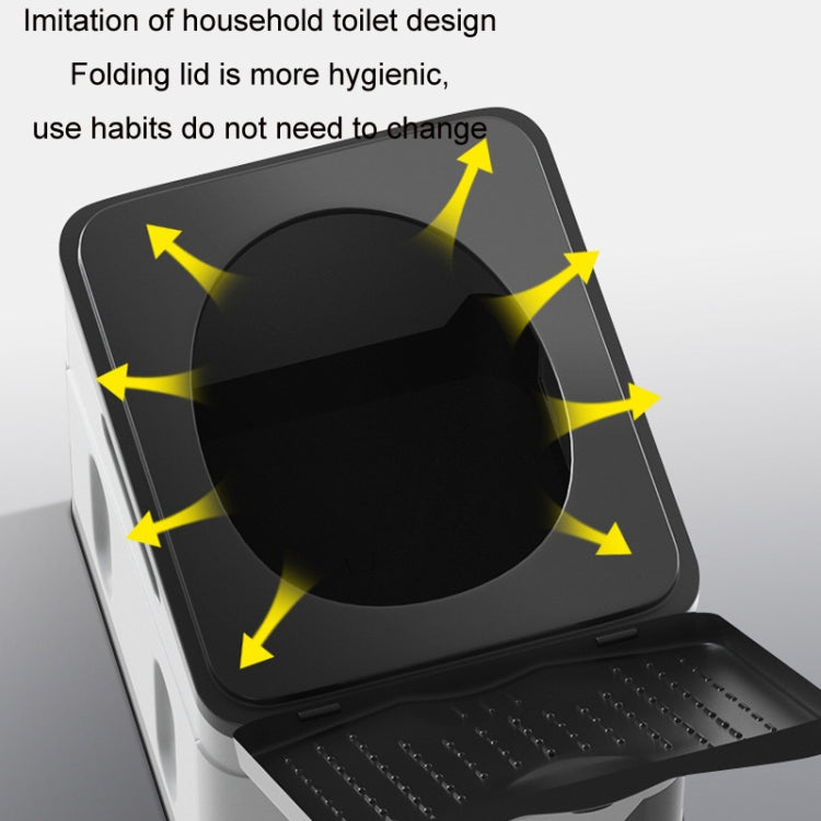 Skorter | Car Folding Portable Toilet Outdoor Emergency Mobile Toilet(Dark Grey)