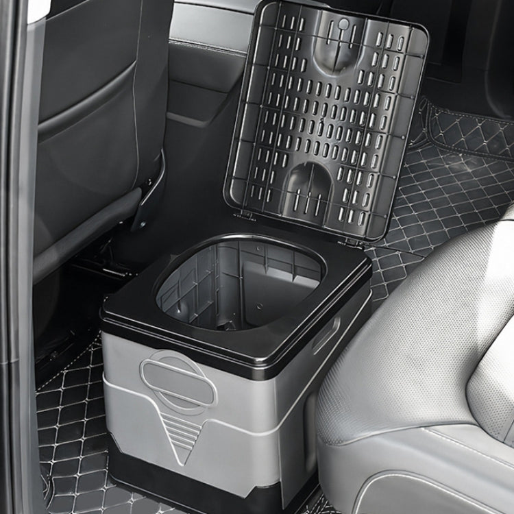 Skorter | Car Folding Portable Toilet Outdoor Emergency Mobile Toilet(Dark Grey)
