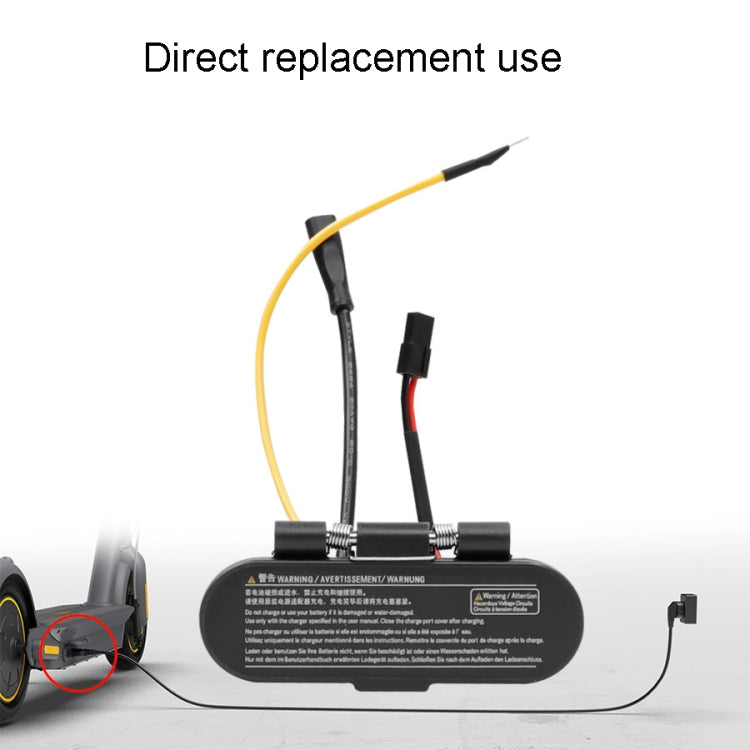 Skorter | For Ninebot Max G30 Electric Scooter Charging Port Assembly(Black)