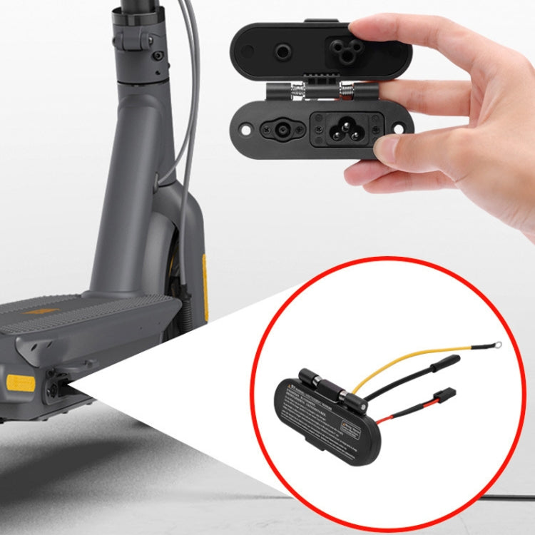 Skorter | For Ninebot Max G30 Electric Scooter Charging Port Assembly(Black)