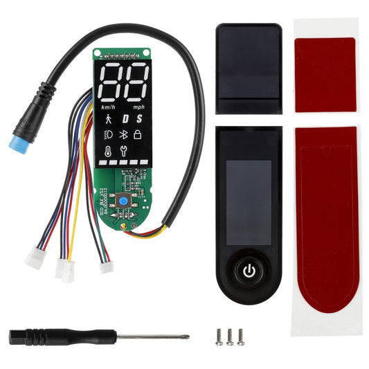 Skorter | For Xiaomi Electric Scooter Pro/Pro 2/1S Four-Wire Double Brake Bluetooth Board Set, Spec: With Switch Panel