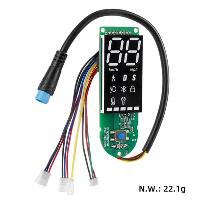 Skorter | For Xiaomi Electric Scooter Pro/Pro 2/1S Four-Wire Double Brake Bluetooth Board Set, Spec: With Switch Panel