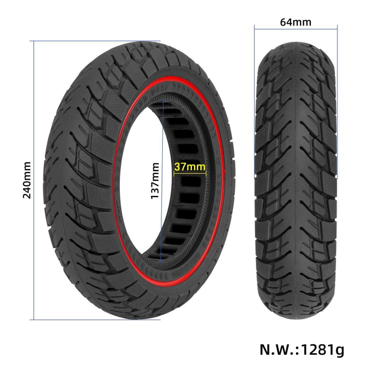 Skorter | 10 Inch 10x2.5 Electric Scooter Off-road Non-slip Solid Tyre 37mm Groove