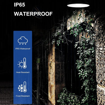 Skorter | IP65 Waterproof Outdoor Solar LED Pendant Light Indoor Lighting, Specification: Double White Light with Remote Control