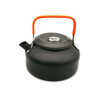 Skorter | Outdoor Supplies Camping Portable Teapot Set Pot Set(Black Handle)