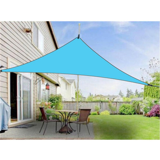 Skorter | Outdoor Sunshade Triangle Sky Screen Simple Sun Protection Canopy, Size:6X6X6M(Random Color)