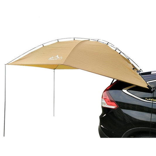 Skorter | Laputa Outdoor Self-driving Barbecue Camping Vehicle Tail Car Side Tent, Color:Silver Coated