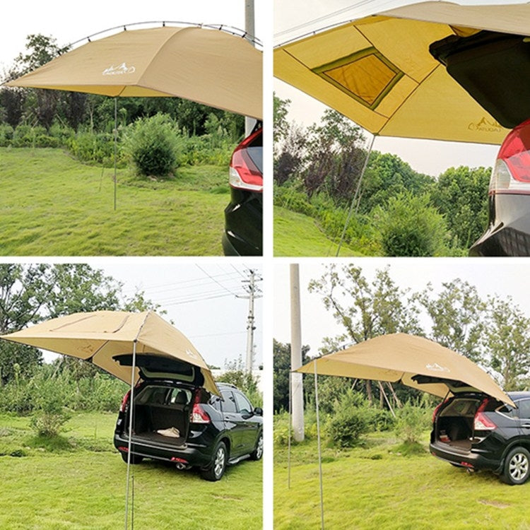 Skorter | Laputa Outdoor Self-driving Barbecue Camping Vehicle Tail Car Side Tent, Color:Silver Coated