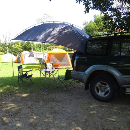 Skorter | Laputa Outdoor Self-driving Barbecue Camping Vehicle Tail Car Side Tent, Color:Silver Coated