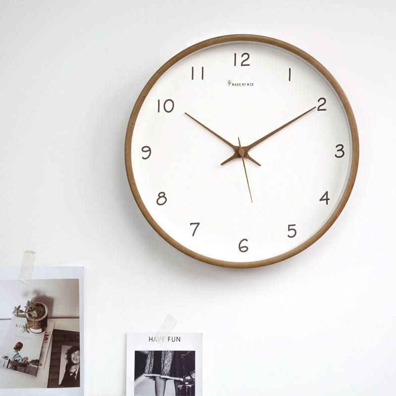 Skorter | Analog Wood Wall Clock with Silent Movement