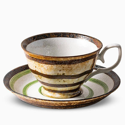 Skorter | 2-piece Set Stoneware Matcha Tea Cup and Plate