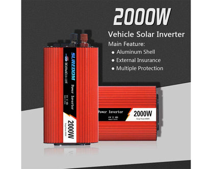 Skorter | Power Inverter DC 12V to 230V AC Converter with Universal Socket AC Outlets