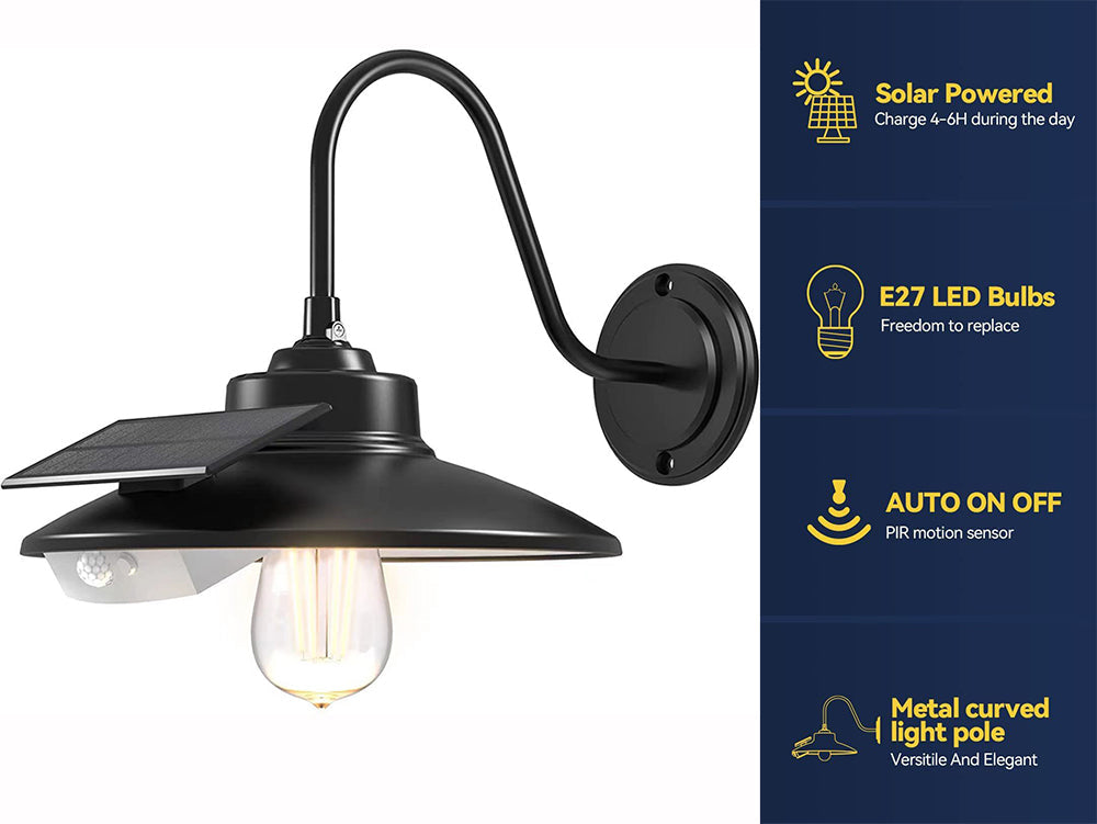 Skorter | Sensor Solar Wall Light for Outdoor Safety