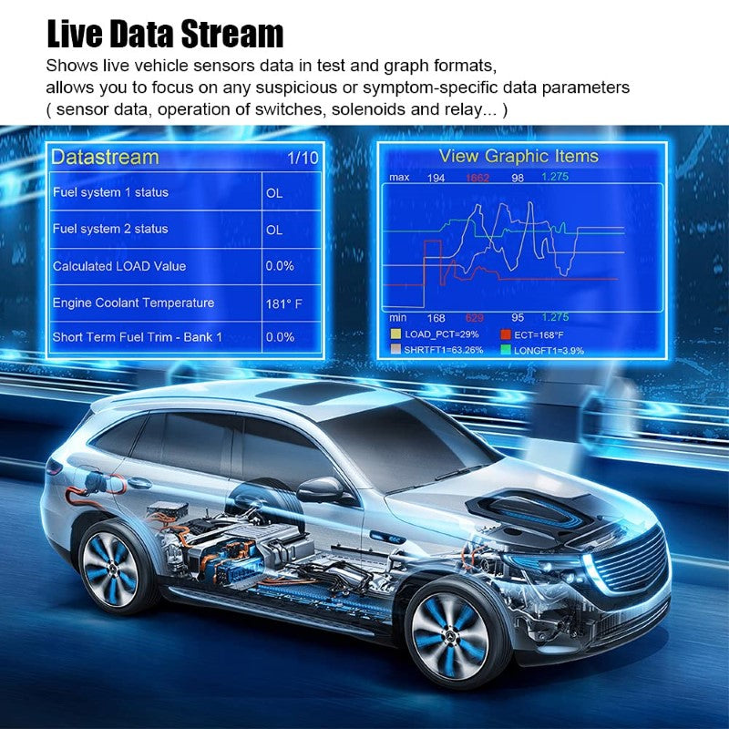 Skorter | KW681 OBD2 Scanner 6V 12V