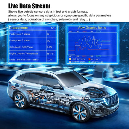 Skorter | KW681 OBD2 Scanner 6V 12V