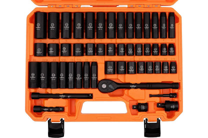 Skorter | 3/8inch Drive Impact Socket Set 50Piece