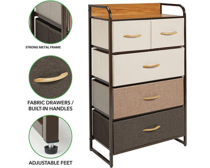 Skorter | boy Chest of Drawer 5 Drawer Tallboy
