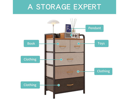 Skorter | boy Chest of Drawer 5 Drawer Tallboy