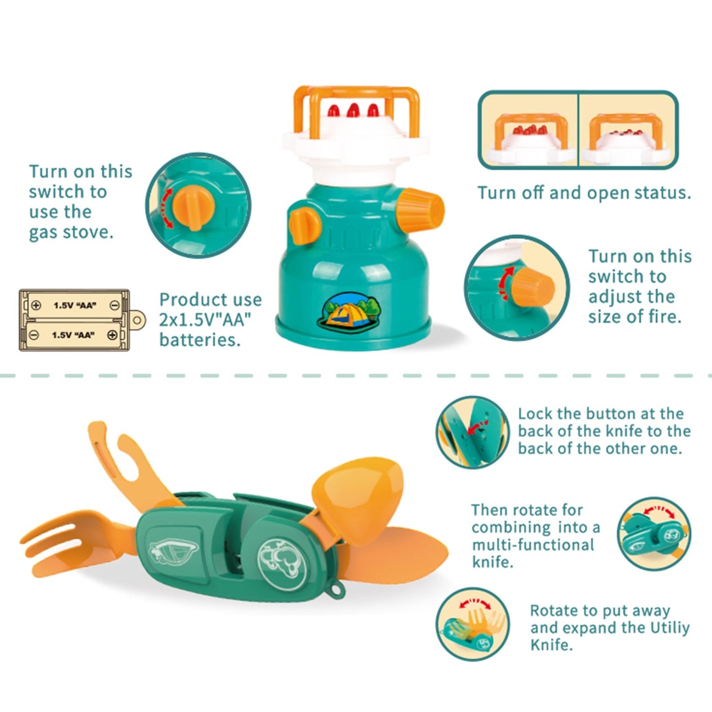 Skorter | Camping Tent Set