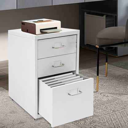 Skorter | 3-Tier Vertical Mobile File Cabinet