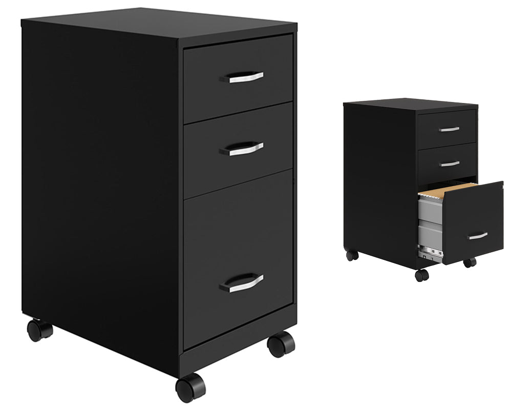 Skorter | 3-Tier Mobile File Cabinet