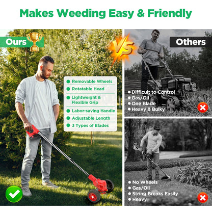 Skorter | Eater and Grass Trimmer Lawn Mower