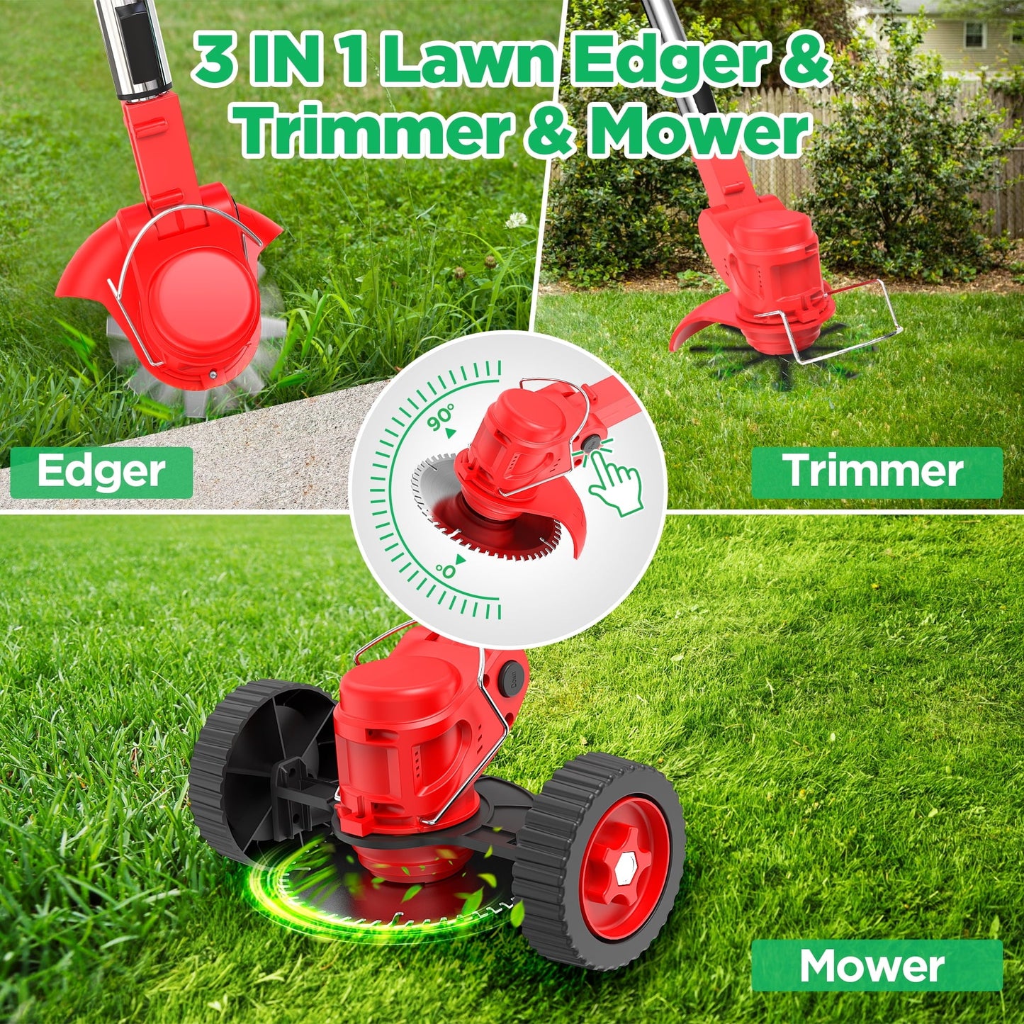 Skorter | Eater and Grass Trimmer Lawn Mower