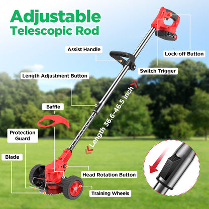 Skorter | Eater and Grass Trimmer Lawn Mower