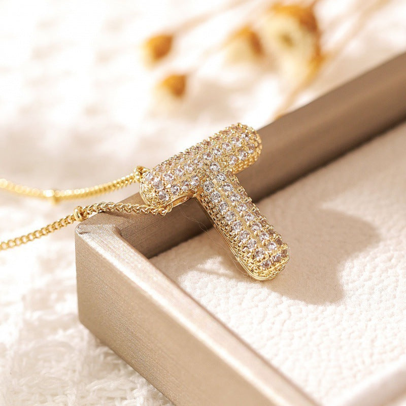 Skorter | Alphabet-Diamond-Pendant-Necklace