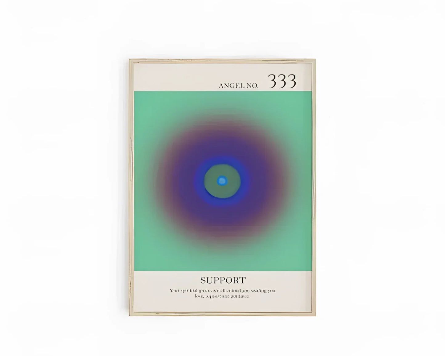 Skorter | Angel Number 666 Poster: Spiritual Awakening & Meditation Decoration