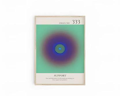 Skorter | Angel Number 666 Poster: Spiritual Awakening & Meditation Decoration