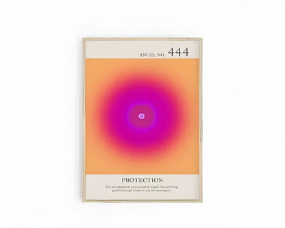 Skorter | Angel Number 666 Poster: Spiritual Awakening & Meditation Decoration