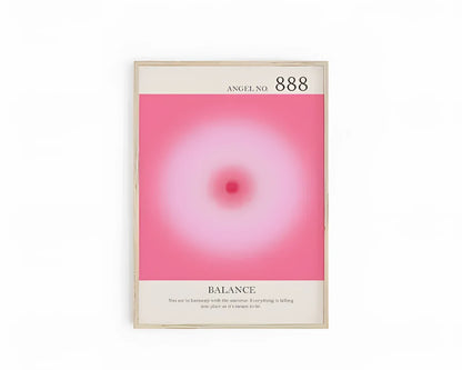 Skorter | Angel Number 666 Poster: Spiritual Awakening & Meditation Decoration