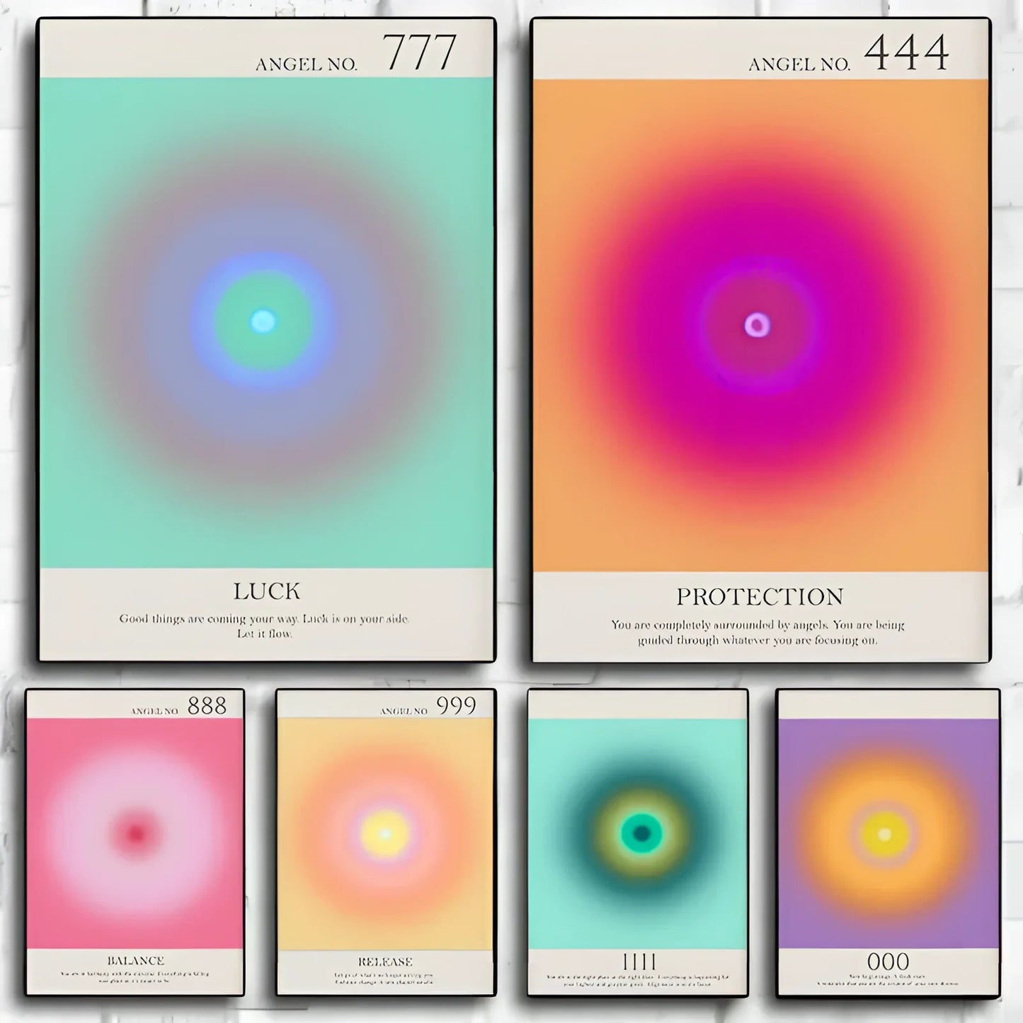 Skorter | Angel Number 666 Poster: Spiritual Awakening & Meditation Decoration