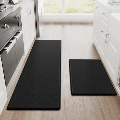 Skorter | Anti-Fatigue Ergonomic Kitchen Mat, Non-Slip, Black, Waterproof