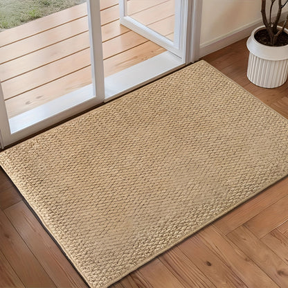 Skorter | Eco-friendly beige indoor doormat - Large, non-slip & washable