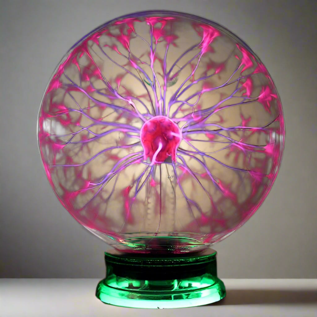 Skorter | Plasma Globe Light | Interactive Touch-Activated LED Orb for Home Decor & Science Experiments