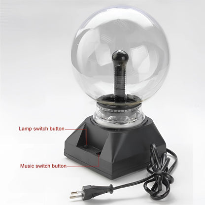 Skorter | Plasma Globe Light | Interactive Touch-Activated LED Orb for Home Decor & Science Experiments