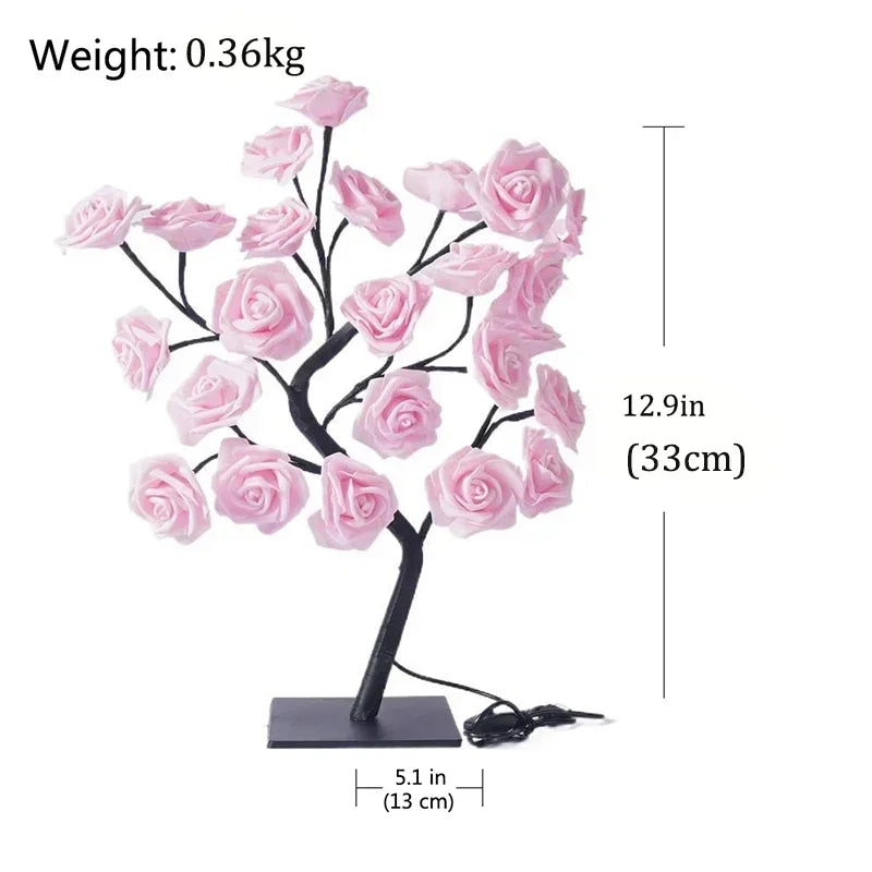 Skorter | RadiantRose - Illuminated Roses Table Lamp